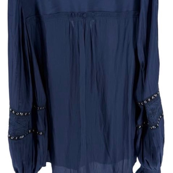 NWT Ramy Brook Noa Embellished Blouse - Picture 7 of 15